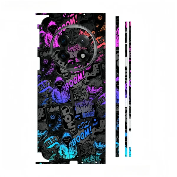Colorful Anti-Scratch Sticker For OPPO Find N5 N3 Back+Hinge +Side Full Cover Film Skin For For OPPO Find N 10