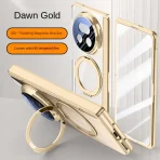 For Honor Magic V5 Case Luxury Plating Magsafe Ring Stand Magnetic Protective Back Cover case For Magic V5 V 5 Full Cover Shell 1