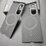 Aramid Magnetic Case For Samsung Galaxy Z Fold 7 Carbon Fiber Cover For Magsafe Case Shell Cover Mobile Phone Accessories 2