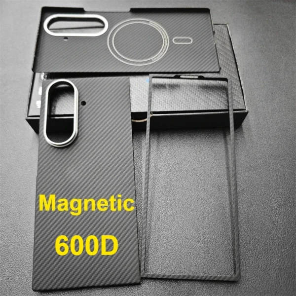 Aramid Magnetic Case For Samsung Galaxy Z Fold 7 Carbon Fiber Cover For Magsafe Case Shell Cover Mobile Phone Accessories 16