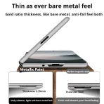 For Magsafe Metal Paint Plating Magnetic Frosted Case For Samsung Z Fold 7 6 5 4 3 ZFlip 7 6 5 4 3 Wireless Charge Slim PC Cover 3