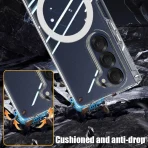 Magnetic Phone Case For Samsung Galaxy Z Fold 6 7 Clear Shockproof Cover Wireless Charging for Magsafe Shell For Z Fold7 Fold6 6