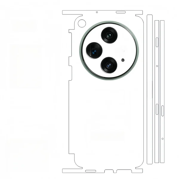 3M Colorful Anti-Scratch Sticker For OPPO Find N5 N3 Back+Hinge +Side Full Cover Film Skin For For OPPO Find N 22