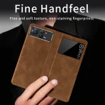 Luxury Leather Folding Case For Xiaomi Mix Fold 2 High-end Business Holster For Mi Mix Fold 2 With Hidden Bracket 4