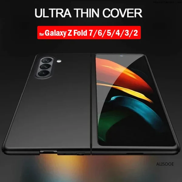 Ultra Thin Hard Case for Samsung Galaxy Z Fold 7 6 5 4 3 2 Case Matte Plastic PC Capa For Galaxy Z Fold 2 3 4 5 6 7 5G Cover 1