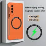Ultra Thin Skin Feel Case for Samsung Galaxy Z Fold 3 4 5 6 7 Fold5 for Magsafe Magnetic Wireless Charging Fold6 Fold4 Cover 1