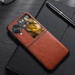 Case For Oppo Find N3 Flip Find N2 Flip Simple Design Luxury Leather Business Cover For Oneplus Open Case 5