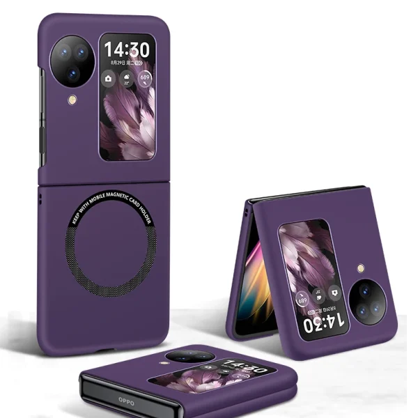 For OPPO Find N3 Flip Find N2 Flip Ultra-thin phone case with magnetic appeal, A variety of colors for you to choose from 9