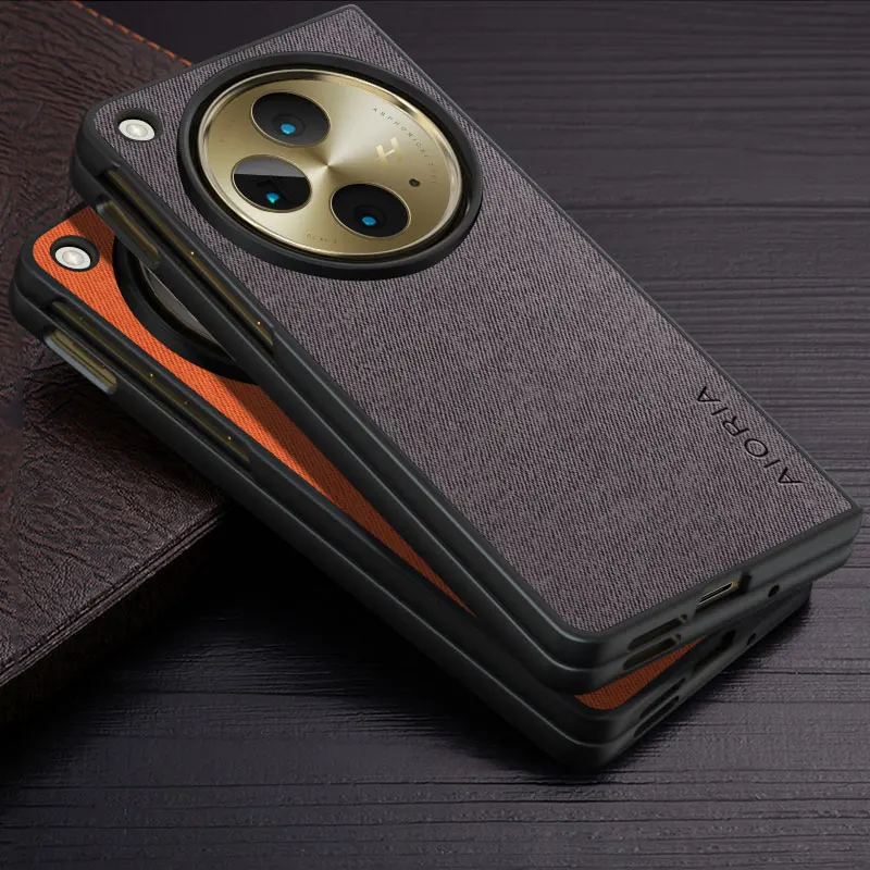 Case for Oneplus Open coque Luxury textile Leather skin soft phone cover funda for oppo find n3 oneplus open case funda 1