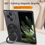 Rotatable Metal Bracket Holder Magnetic Attachment Ring Case For OnePlus Open Slim Hard Protect Cover 4