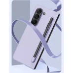 Skin Feel Slim Case for Samsung Galaxy Z Fold 6 5 4 3 with Stylus Pen Slot Holder Plastic Fold Shockproof Protection Hard Cover 5