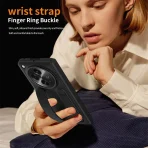 For OPPO Find N3 oneplus open With Hinge Phone Case Wristband Wrist Strap Stand Front Screen Glass 360° Protection Plastic Cover 5